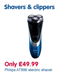 Only £49.99 Philips AT896 electric shaver